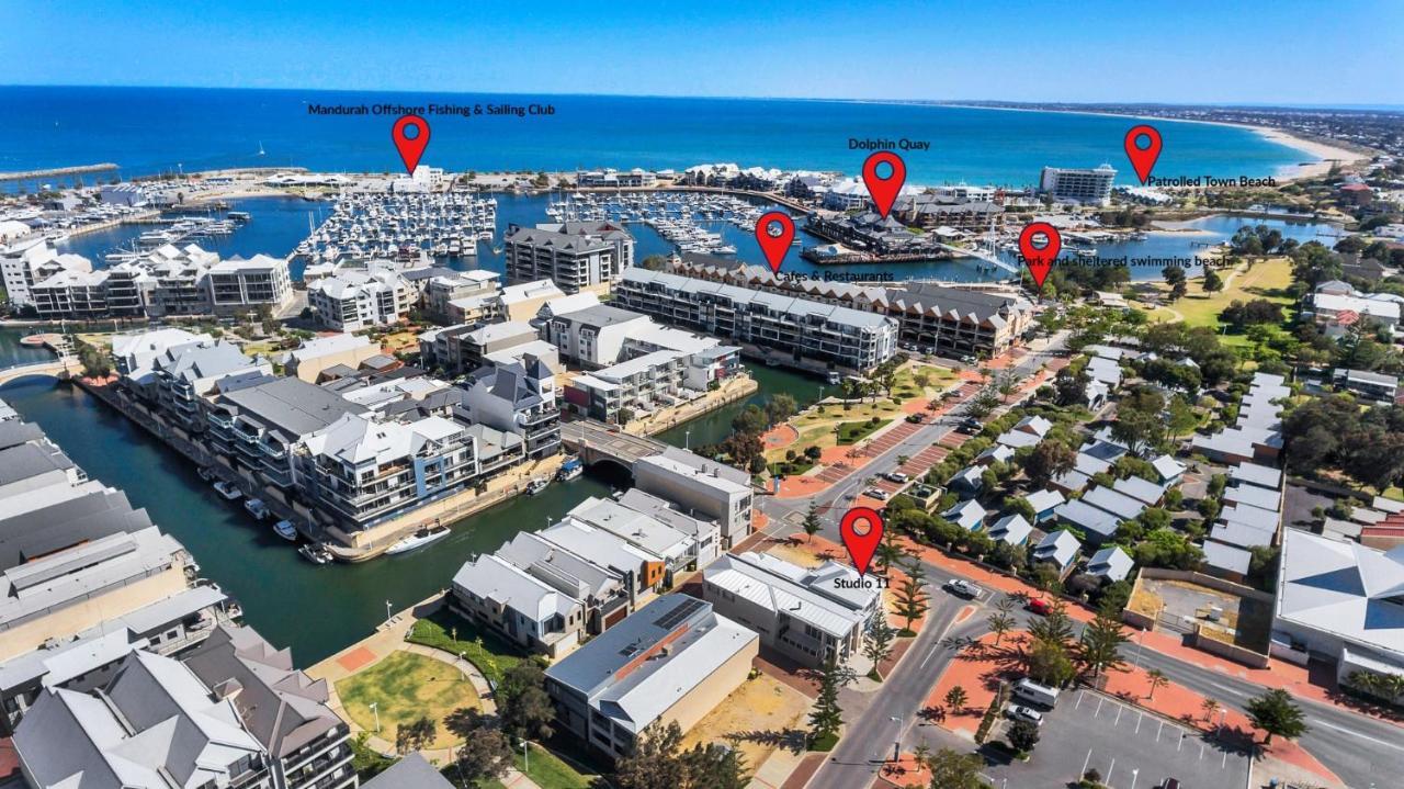 Studio 11 Mandurah Marina Exteriör bild
